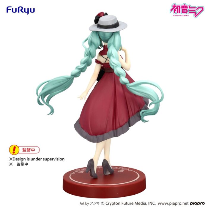 Hatsune Miku Trio-Try-iT PVC Statue Hatsune Miku Outing Dress Red Color Ver. 19 cm – Bild 6