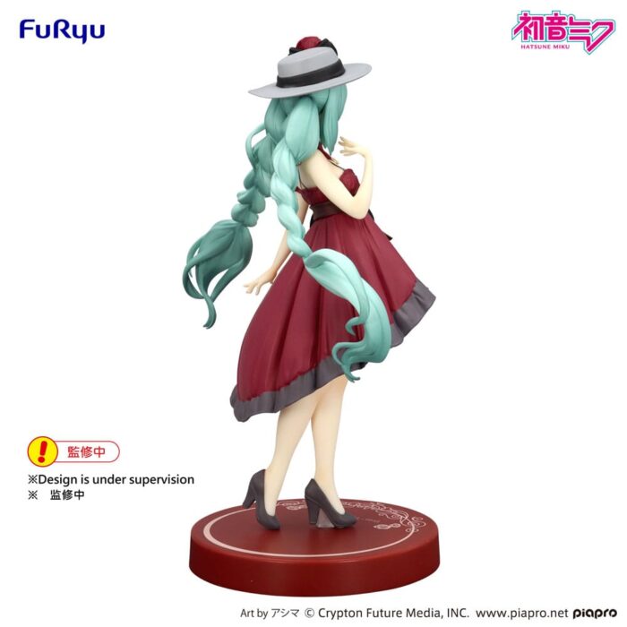 Hatsune Miku Trio-Try-iT PVC Statue Hatsune Miku Outing Dress Red Color Ver. 19 cm – Bild 7