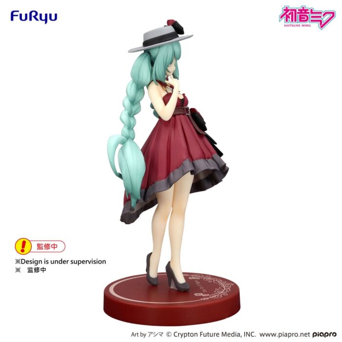 Hatsune Miku Trio-Try-iT PVC Statue Hatsune Miku Outing Dress Red Color Ver. 19 cm – Bild 8