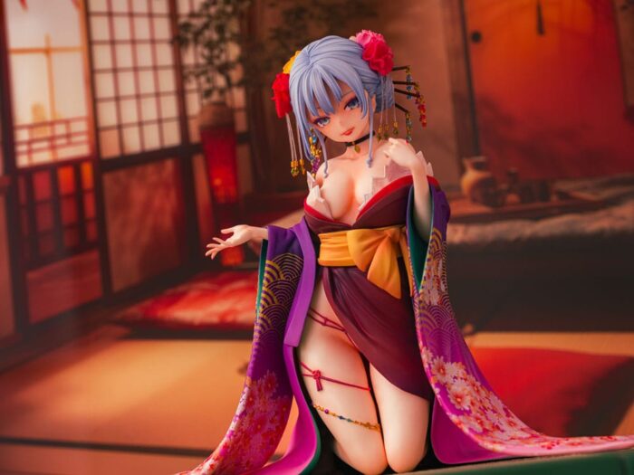 Original Character Statue 1/7 Shujuu Ecstasy Shion Oiran Ver. 15 cm – Bild 13