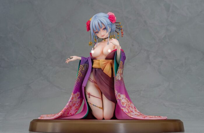Original Character Statue 1/7 Shujuu Ecstasy Shion Oiran Ver. 15 cm – Bild 14