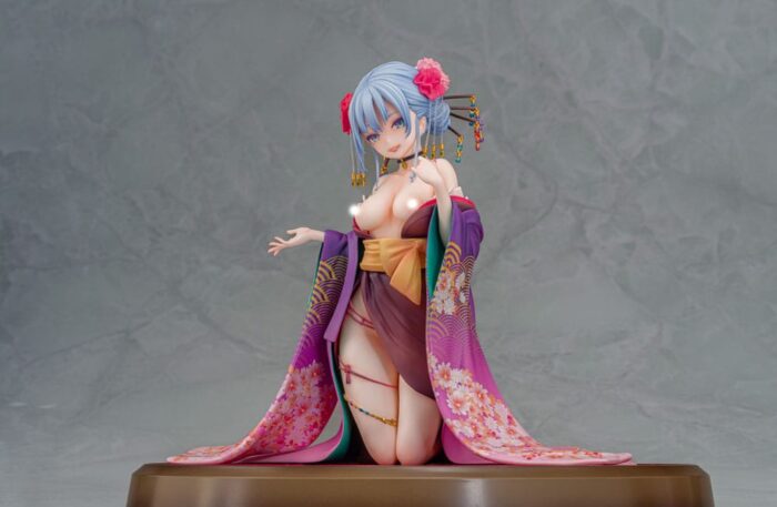 Original Character Statue 1/7 Shujuu Ecstasy Shion Oiran Ver. 15 cm – Bild 15