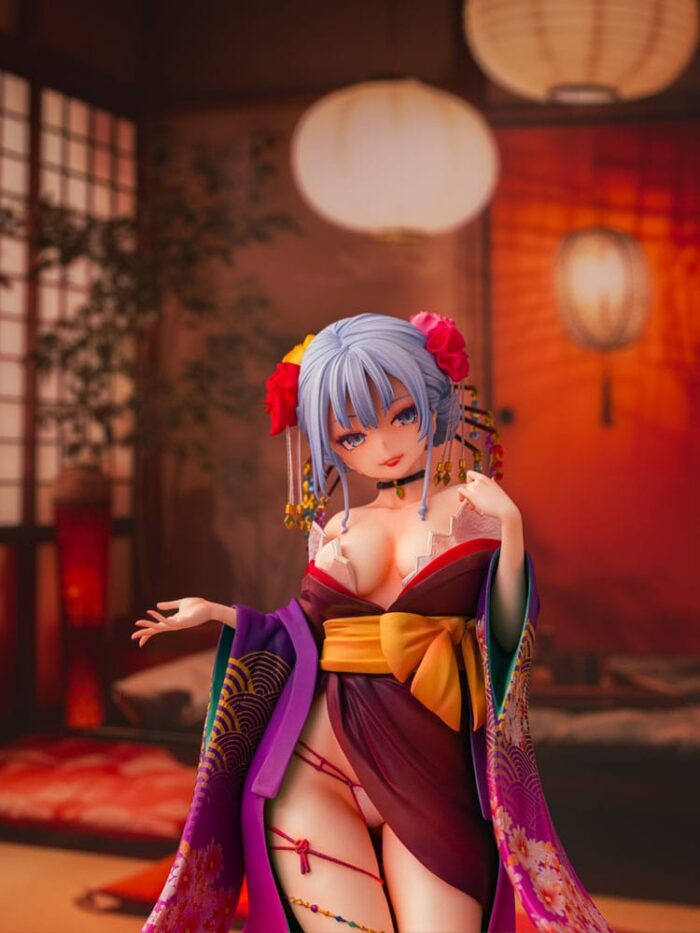 Original Character Statue 1/7 Shujuu Ecstasy Shion Oiran Ver. 15 cm – Bild 19