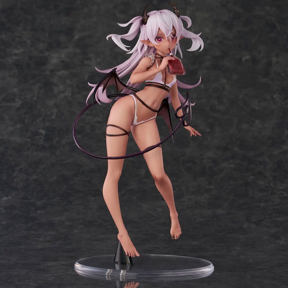 x_eigt462875uc.jpg Original Character PVC Statue Dusky-Skinned Vampire Yoru-chan Illustration by Yukimiya Yuge 28 cm – Bild 1