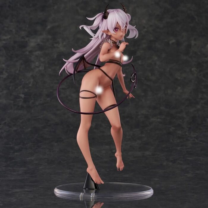 Original Character PVC Statue Dusky-Skinned Vampire Yoru-chan Illustration by Yukimiya Yuge 28 cm – Bild 3