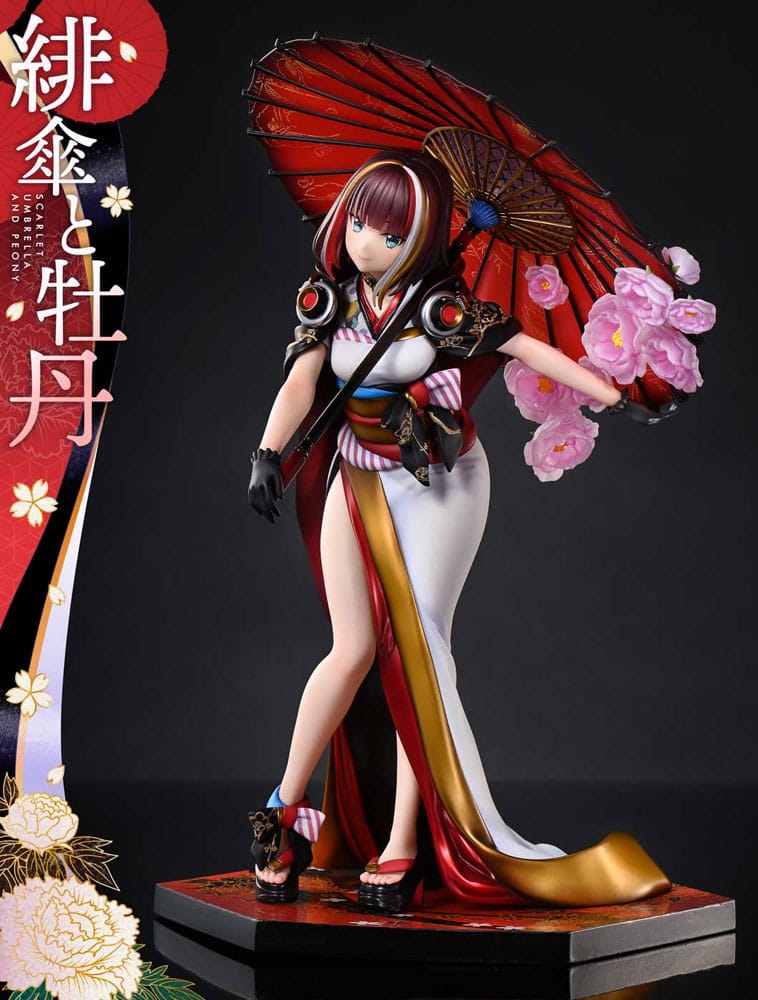 x_p1spwfzcc-01p.jpg Original Illustration by Fuzichoco Prisma Wing PVC Statue 1/7 Scarlet Umbrella And Peony 28 cm – Bild 1