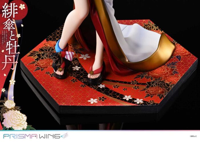 Original Illustration by Fuzichoco Prisma Wing PVC Statue 1/7 Scarlet Umbrella And Peony 28 cm – Bild 10