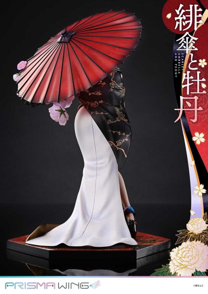 Original Illustration by Fuzichoco Prisma Wing PVC Statue 1/7 Scarlet Umbrella And Peony 28 cm – Bild 15
