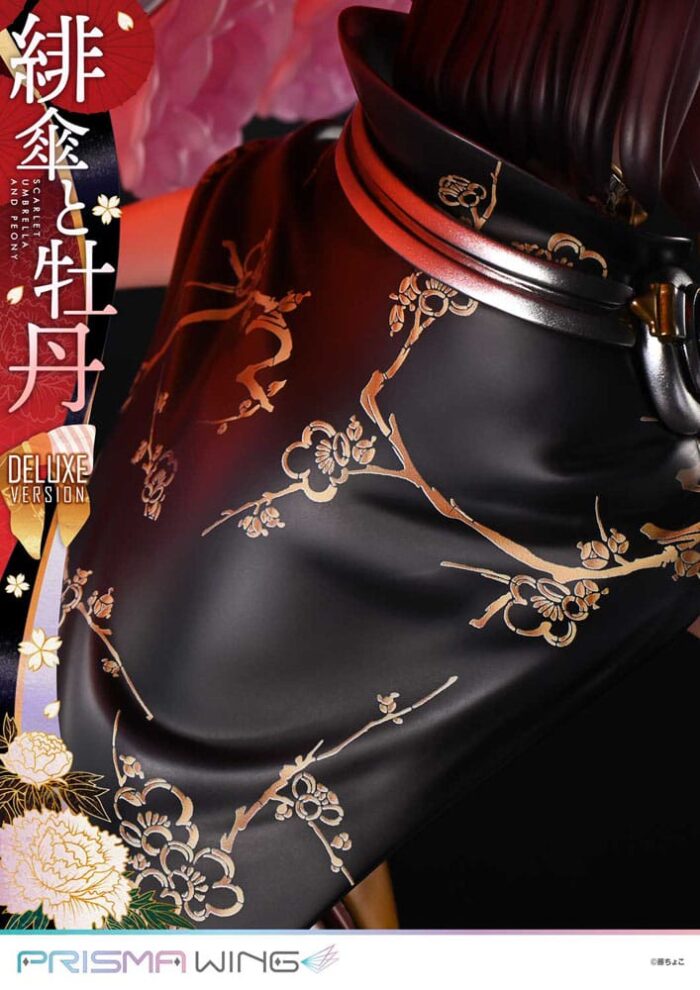 Original Illustration by Fuzichoco Prisma Wing PVC Statue 1/7 Scarlet Umbrella And Peony Deluxe Version 32 cm – Bild 16