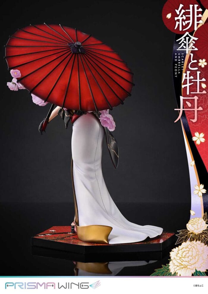 Original Illustration by Fuzichoco Prisma Wing PVC Statue 1/7 Scarlet Umbrella And Peony Deluxe Version 32 cm – Bild 23