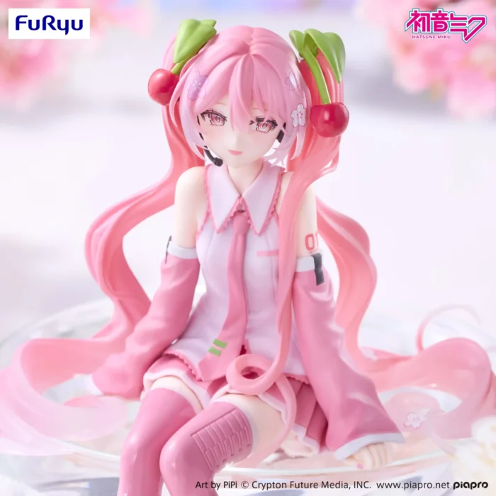Hatsune Miku Sakura Miku 2026 Smile Noodle Stopper Figure – Bild 4
