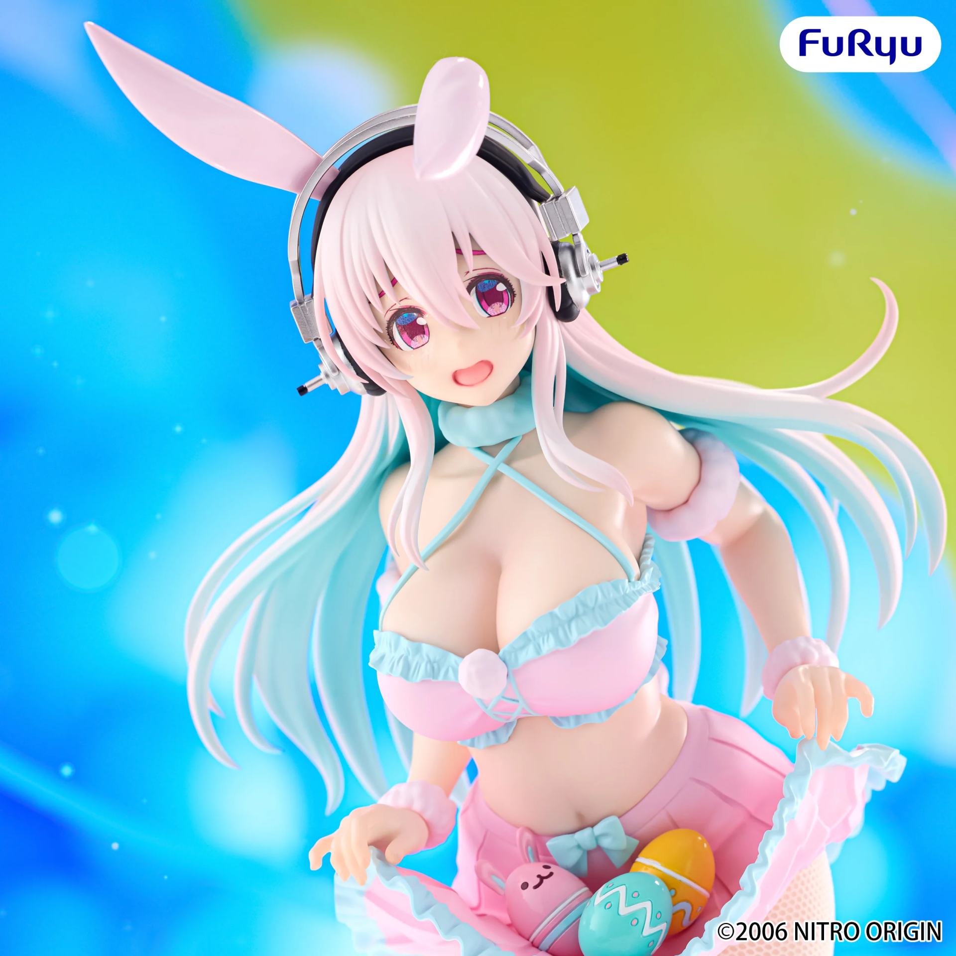 117894__606d615d.jpg Super Sonico Pastel Easter Bicute Bunnies Figure – Bild 1