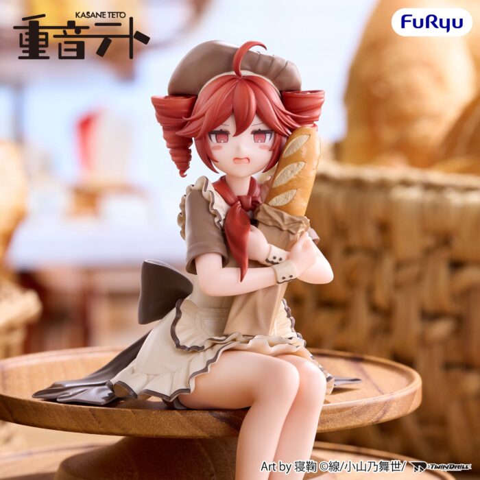 KASANE TETO - Kasane Teto "Baguette" - Statue Noodle Stopper 14cm – Bild 7